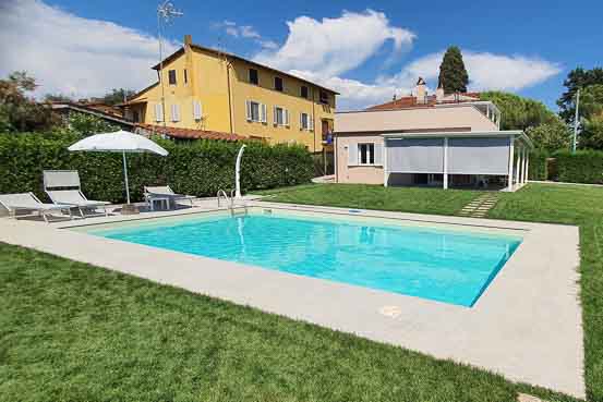 Ferienwohnung Toskana mit Pool privat für 4 Personen, eingezäunt - Hund erlaubt