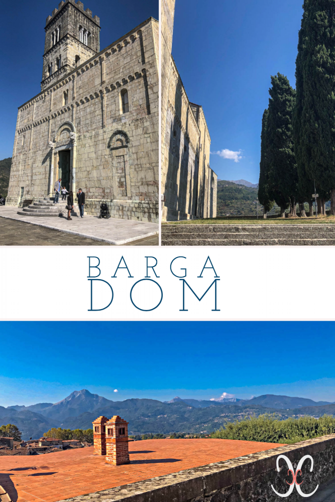 Barga - romanischer Dom mit weitem Blick von Pisano