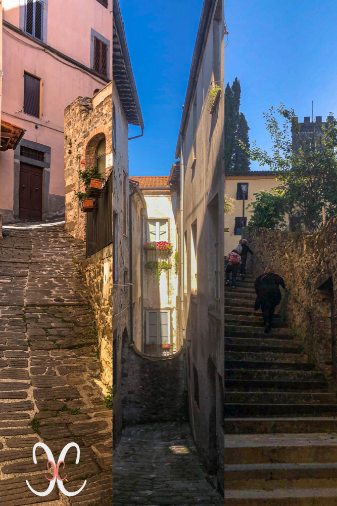 Garfagnana, Barga - narrow lanes - some leading up to the cathedral