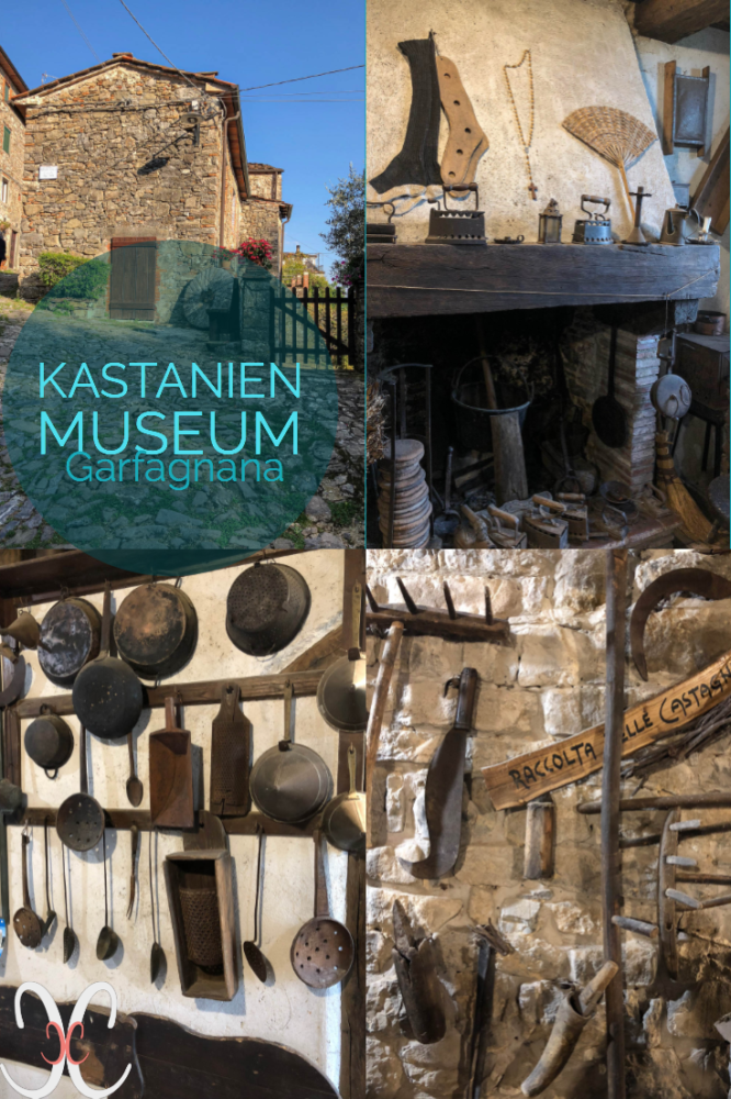Garfagnana chestnut museum - the house and different kind of tools