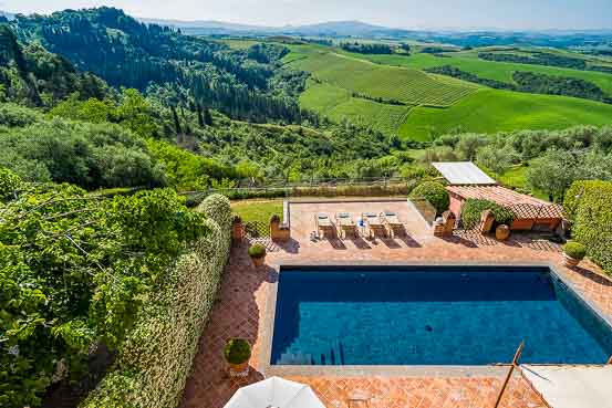 Tuscany Villa with super panorama