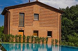 	Ferienhaus mit Pool auf Toskana Weingut - im Weinberg